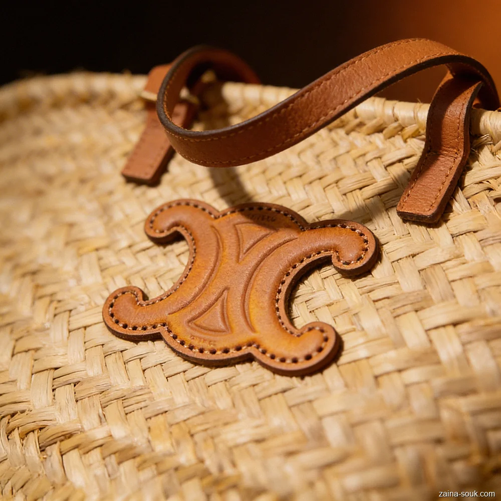 Natural Straw Clutch Basket